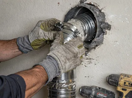 Dryer Vent Hose Installation in San Jacinto
