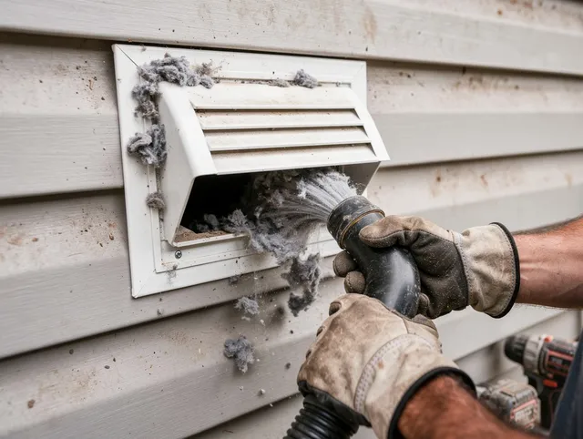 Professional dryer vent cleaning by San Jacinto Dryer Vent Cleaning in San Jacinto