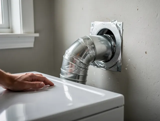San Jacinto Dryer Vent Cleaning expert performing professional dryer vent repair and installation in San Jacinto