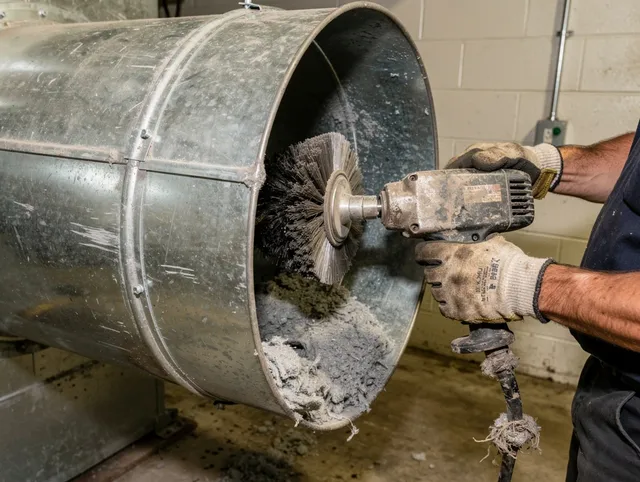 Industrial-grade dryer vent cleaning by San Jacinto Dryer Vent Cleaning in San Jacinto